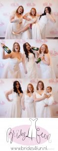 Brides4fun bruidsjurken passen voor de lol in Den Haag